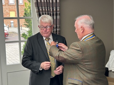 Presentation of Presidents Medal