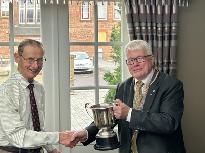 Presentation of Loudoun Trophy to John Swanson